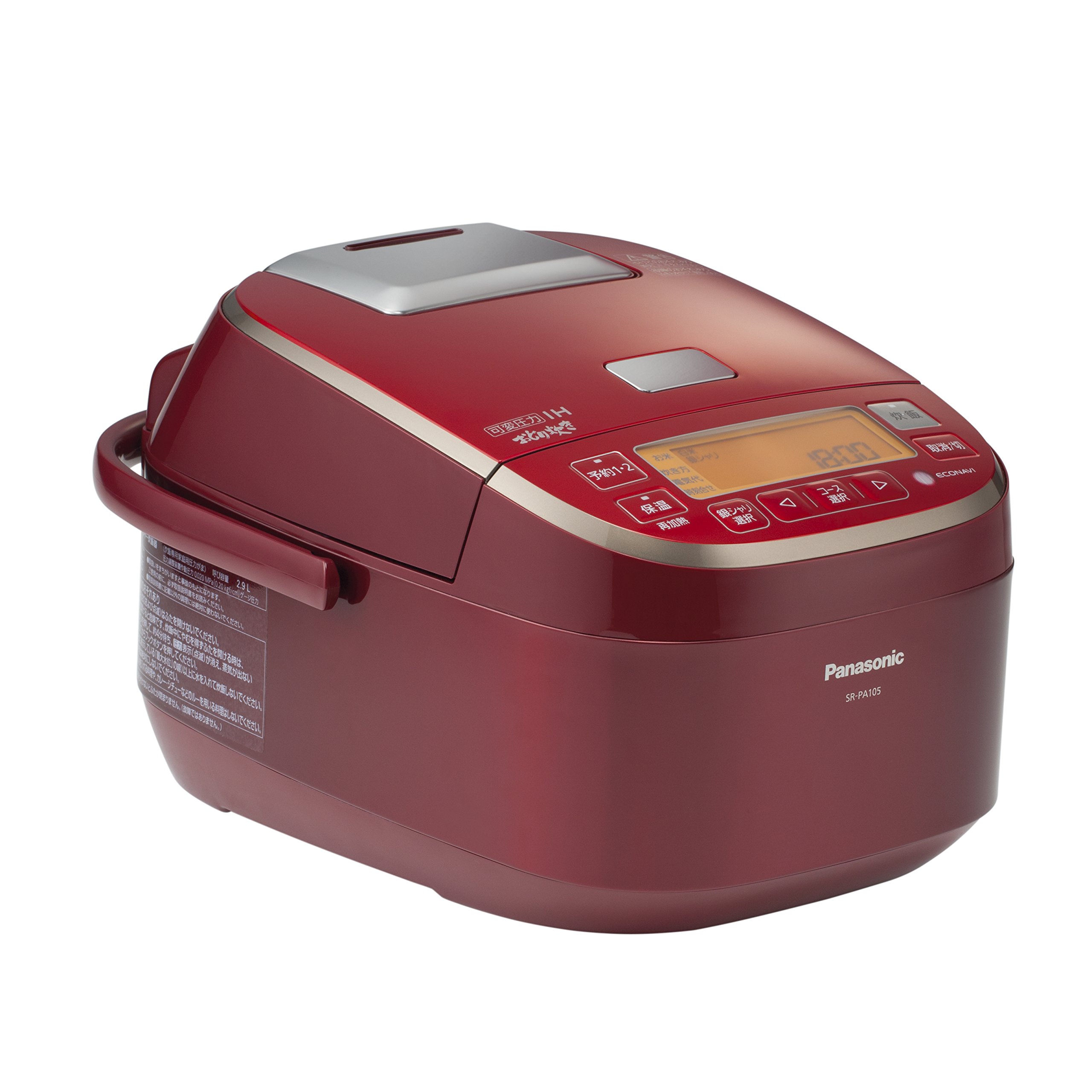 炊飯器Panasonic Wおどり炊き 5.5合炊き 赤 Amazon | パナソニック 5.5