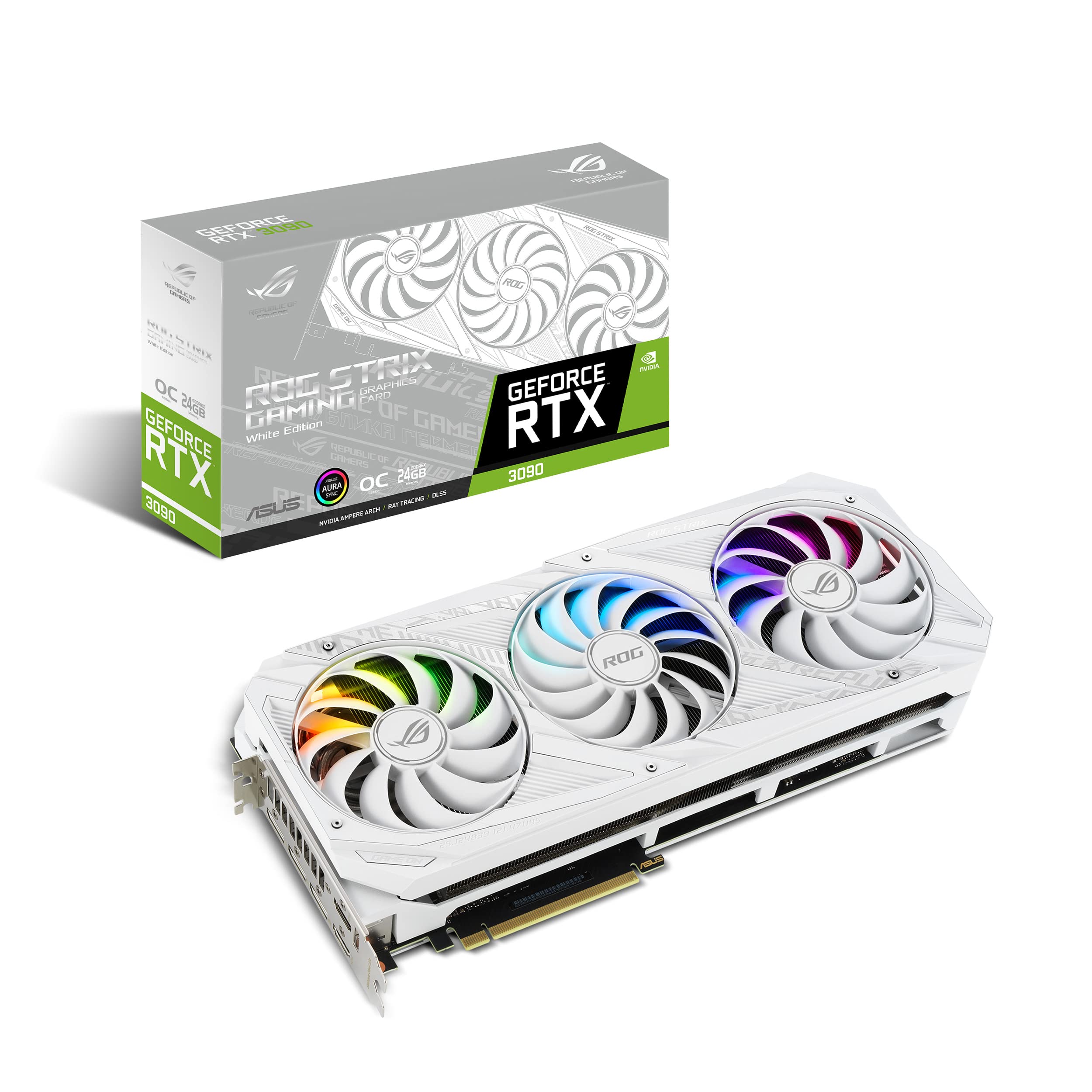 Amazon.com: ASUS ROG STRIX NVIDIA GeForce RTX™ 3090 White OC