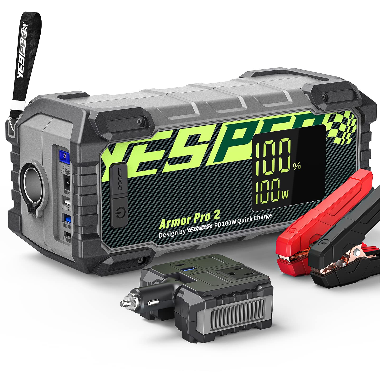 YESPER ポータブル電源 小型 大容量 299.52Wh/83200mAh 【公式通販】