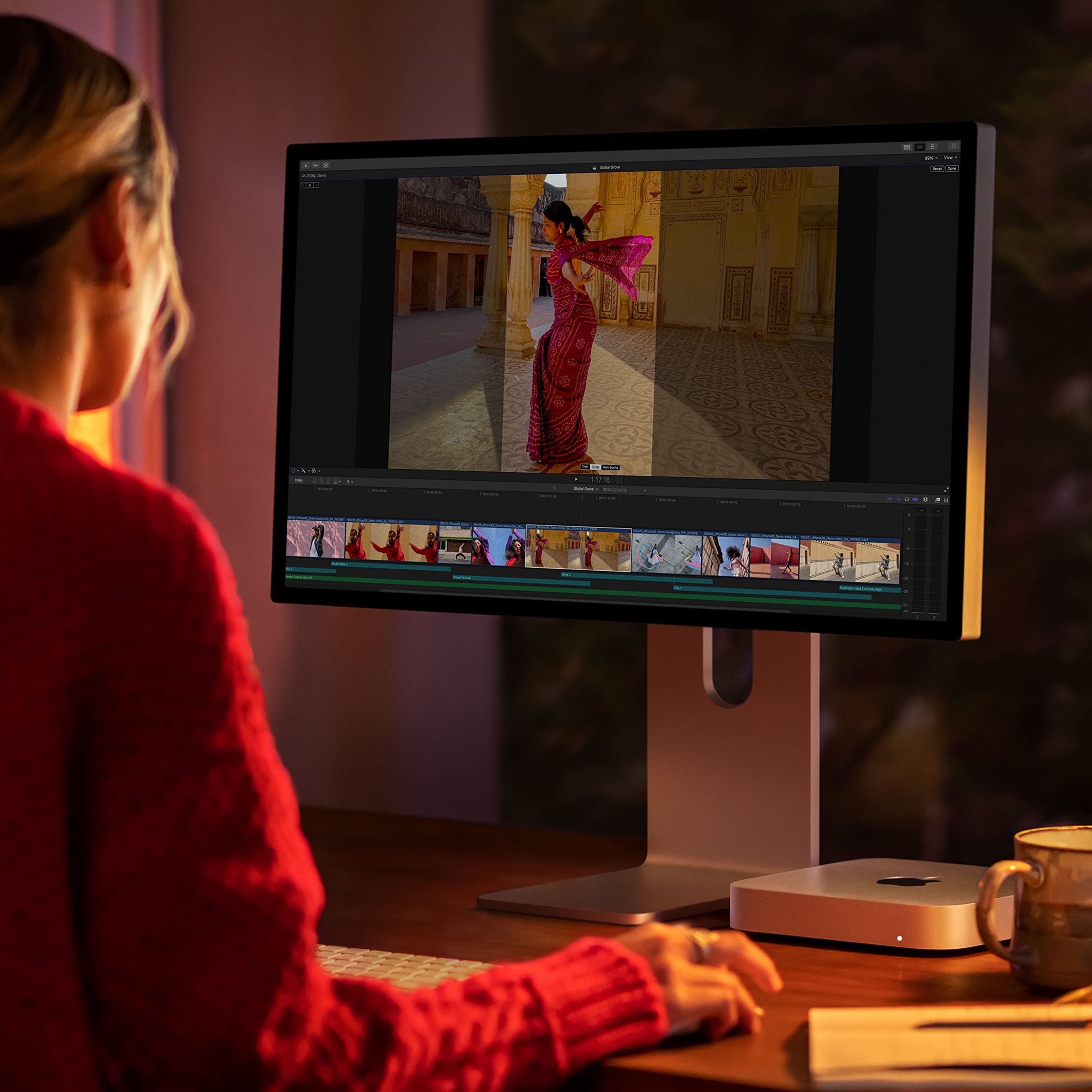Apple 2023 Mac Mini Desktop-Computer M2 Pro Chip mit 10‑Core CPU