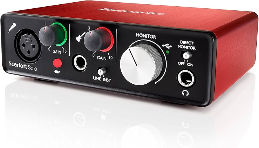DTM・DAW Focusrite Scarlett solo 2in2out Focusrite Scarlett Solo