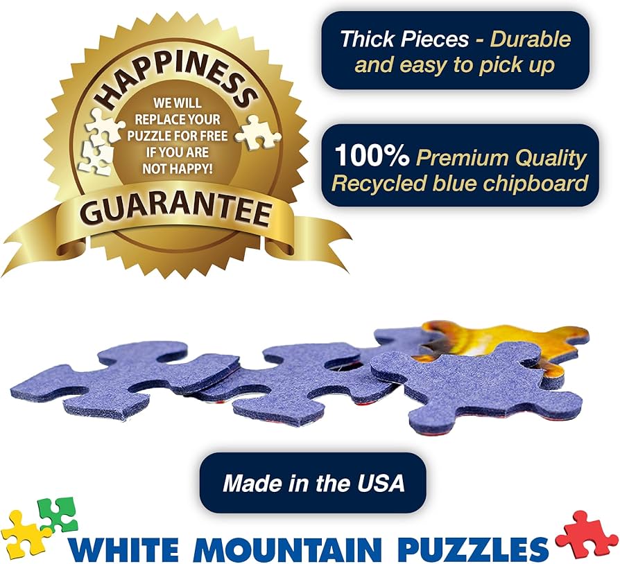 Amazon | White Mountain 500ピース ジグソーパズル 面白い レトロ