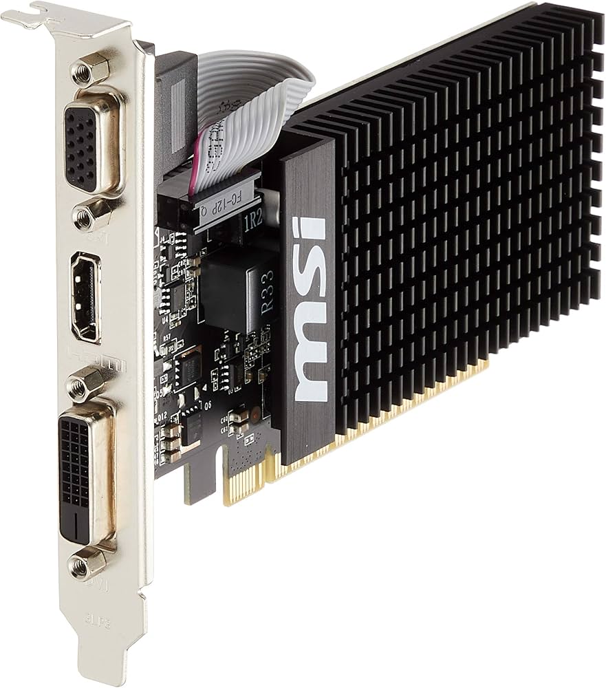 Amazon | MSI ファンレス・ロープロファイル対応 GeForce GT 710