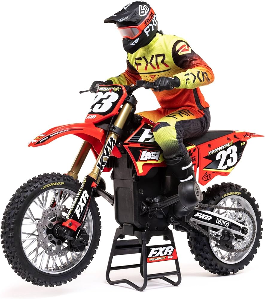 Amazon.com: Losi RC Motorcycle Promoto-MX 1/4 Motorcycle Ready-to