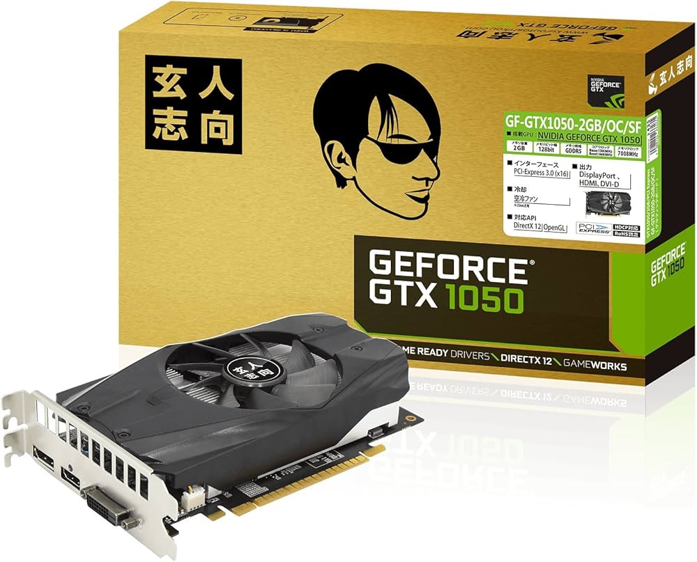 Amazon.co.jp: GF-GTX1050-2GB/OC/SF Video Card GEFORCE GTX 1050
