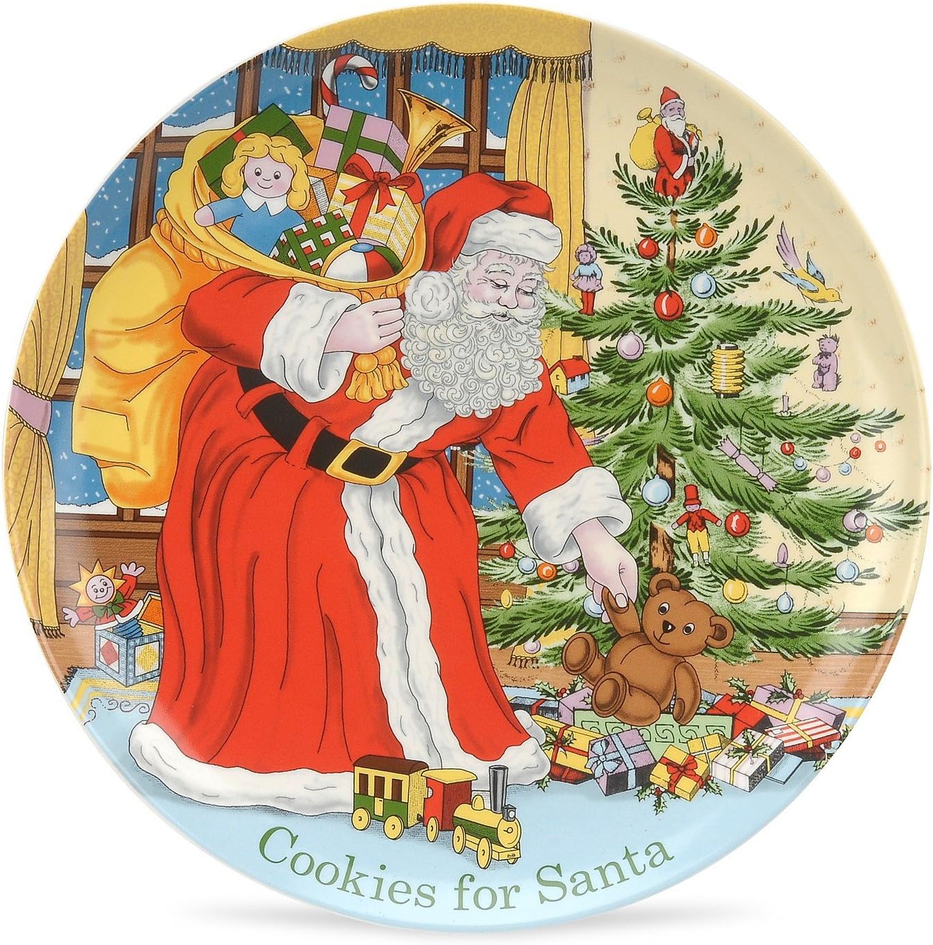 Spode クリスマスツリープレート大 4枚セット 得価，最新作 Spode