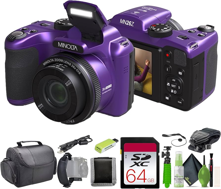 Amazon.com : Minolta MN26Z 20 Mega Pixels 26x Optical Zoom Digital