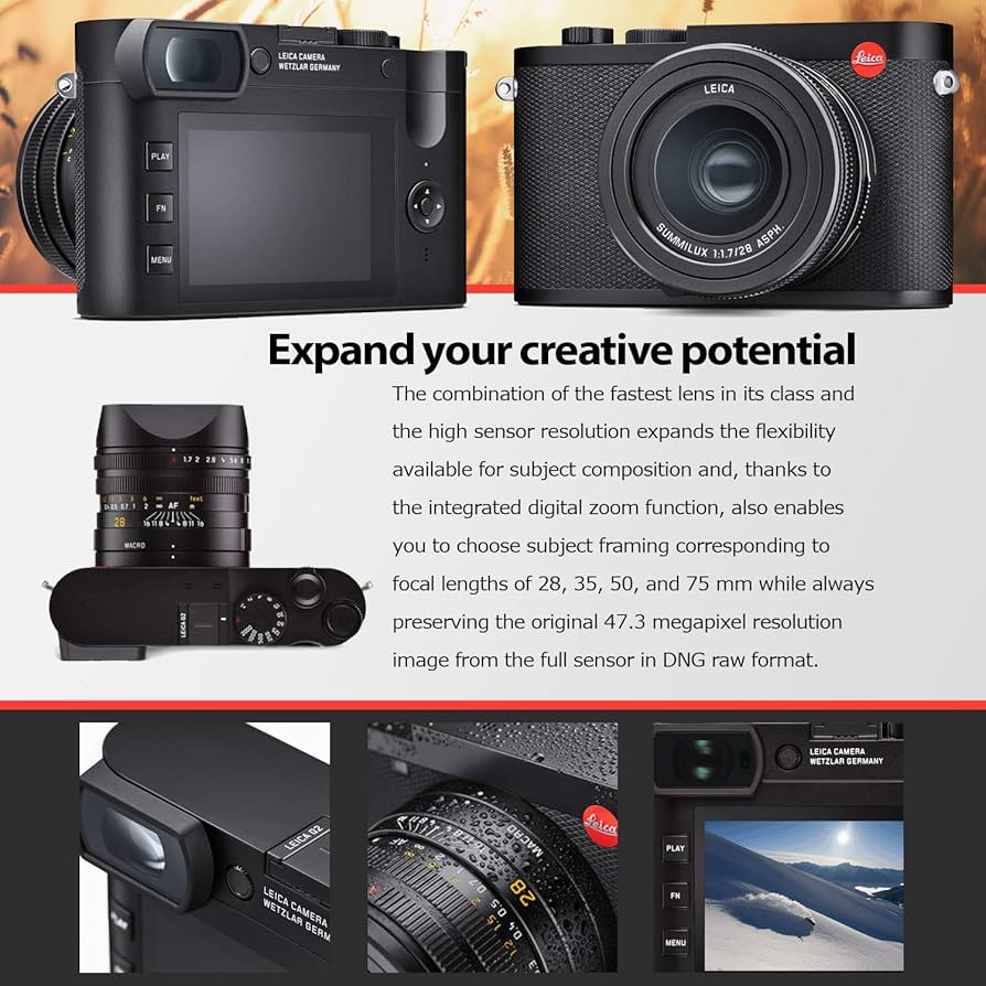 Amazon.com : Leica Q2 Digital Camera with Summilux 28mm f/1.7 ASPH