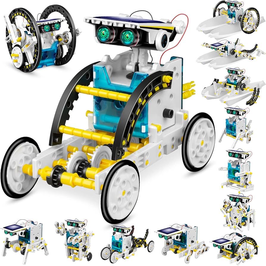 Amazon | 13イン1 ソーラーロボットキット おもちゃ 8歳 9歳 10歳 11歳