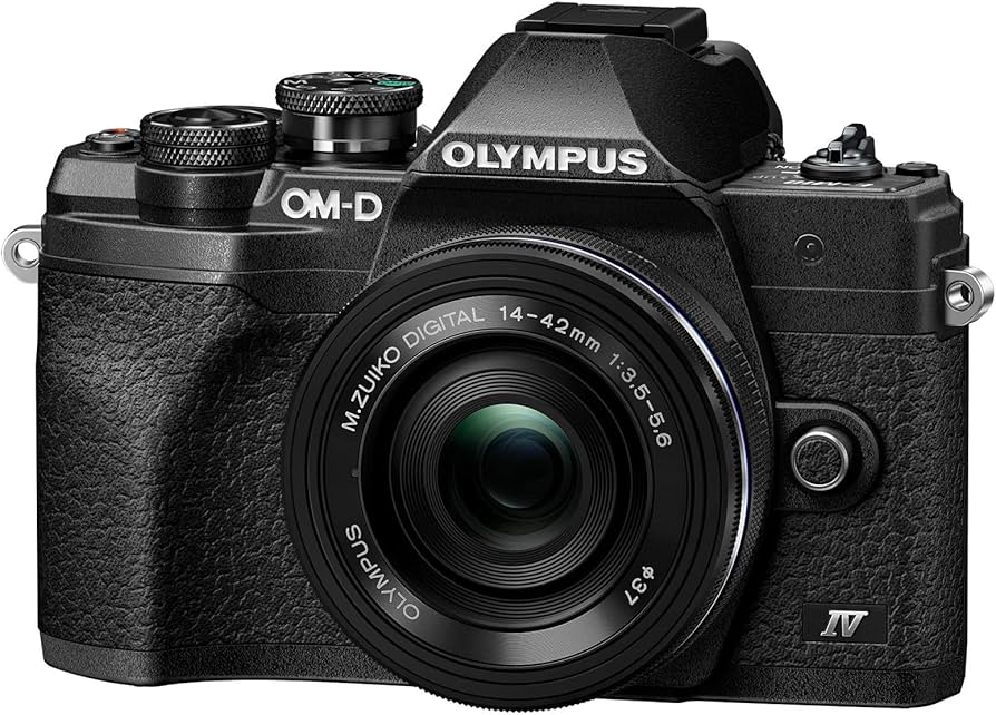 Amazon.com : OM SYSTEM Olympus E-M10 Mark IV Black Micro Four