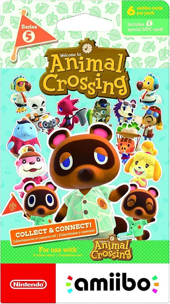 Amazon.com: Nintendo Animal Crossing amiibo cards 6-pack - Series