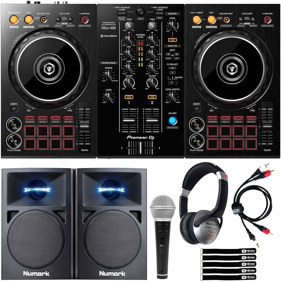 Pioneer DJ DDJ-400 コントローラー 箱オーディオケーブル付き Pioneer