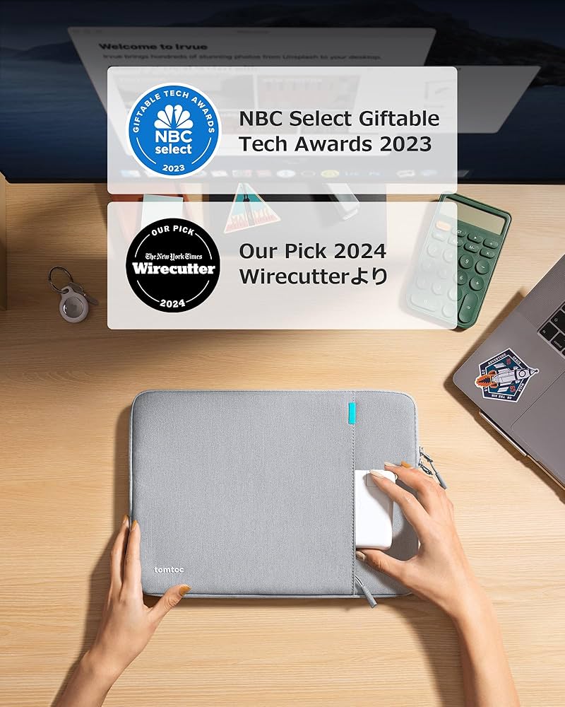 Amazon.co.jp: tomtoc 360°保護 パソコンケース 13インチ MacBook Air