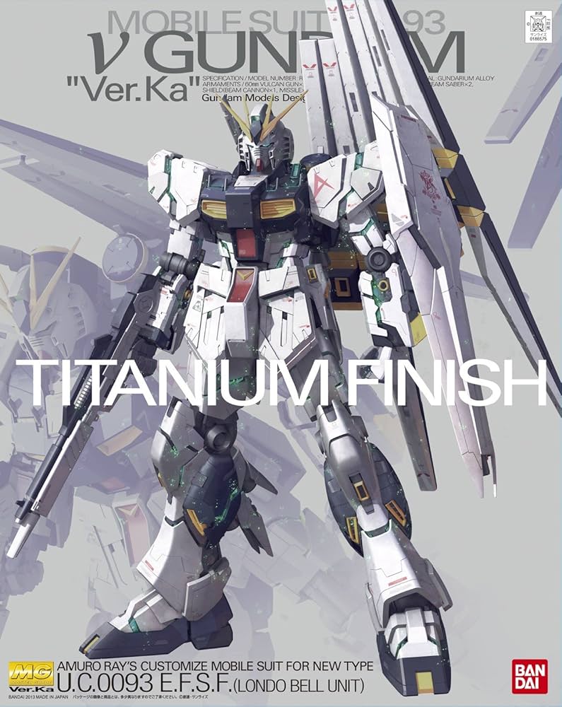 Amazon | MG 1/100 RX-93 vガンダムVer.Ka チタニウムフィニッシュ