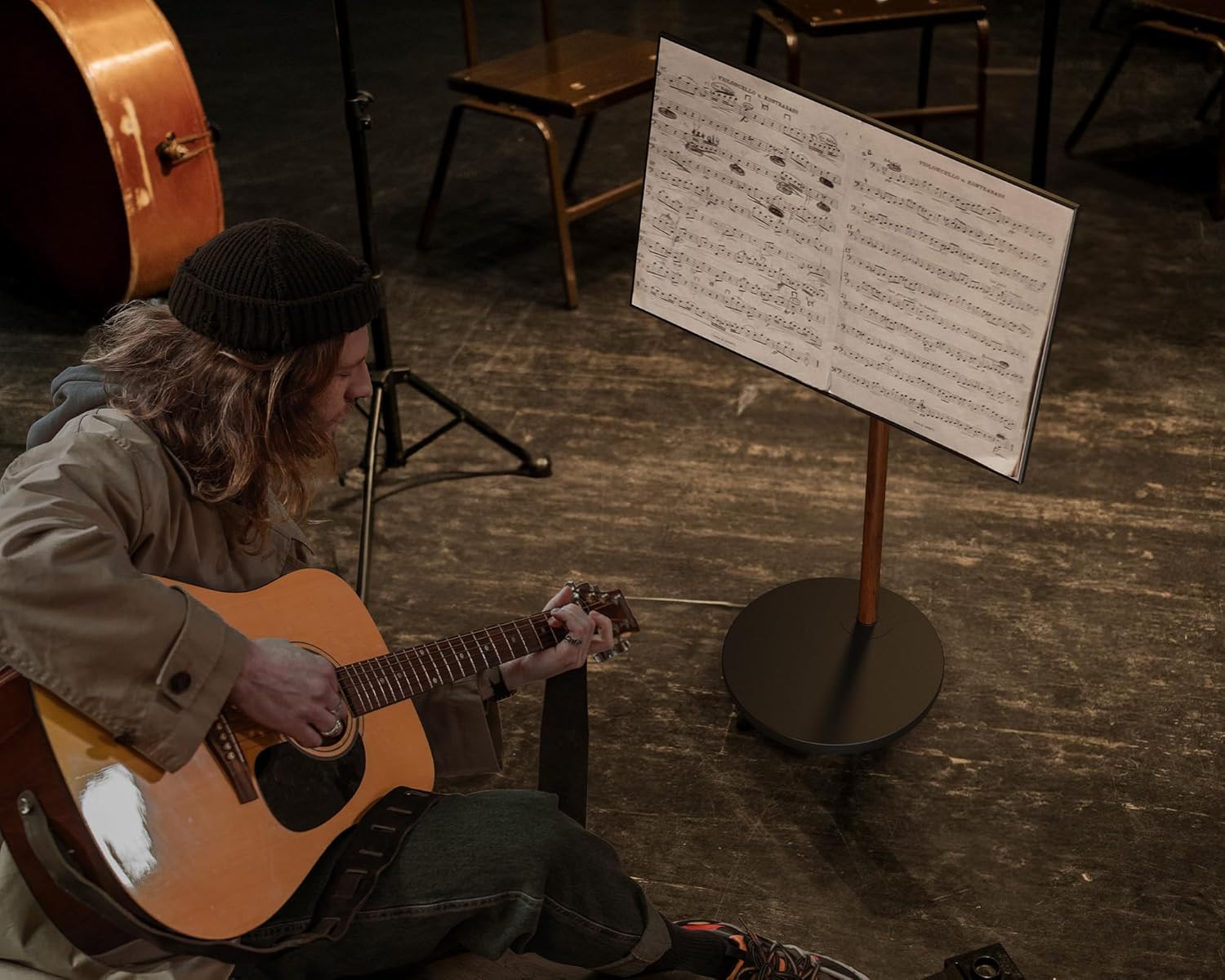 FITUEYES DESIGN テレビスタンド キャスター付き 隠れ式制動 テレビ台