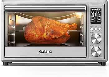 Amazon.com: Galanz GT12SSDAN18 Digital Fry & Rotisserie Combo 8-in