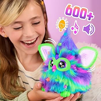 Amazon.com: Furby Galaxy Edition, Glow in The Dark, 15 Fashion