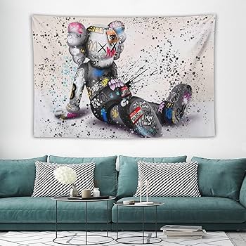 絵画/近代ポップアート/巨匠/KAWS (カウズ) /インテリアアート/額装品