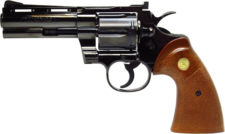 Amazon | タナカ コルトパイソン .357マグナム 4インチ Rモデル