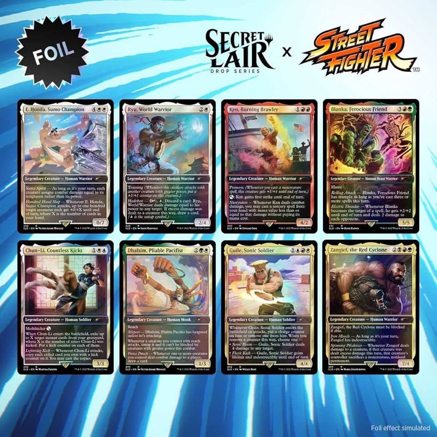未開封 secret lair ストリートファイター foil 英語 Amazon.co.jp