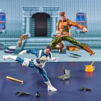 Amazon.com: Marvel Legends Series Gamerverse Punisher & Nick Fury