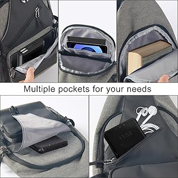 Amazon.com: Javolto Sling Bag Crossbody Backpack – Shoulder Chest