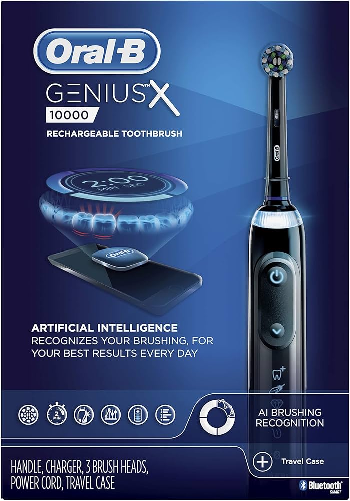 Amazon.com: Oral-B GENIUS X Electric Toothbrush with 3 Oral-B