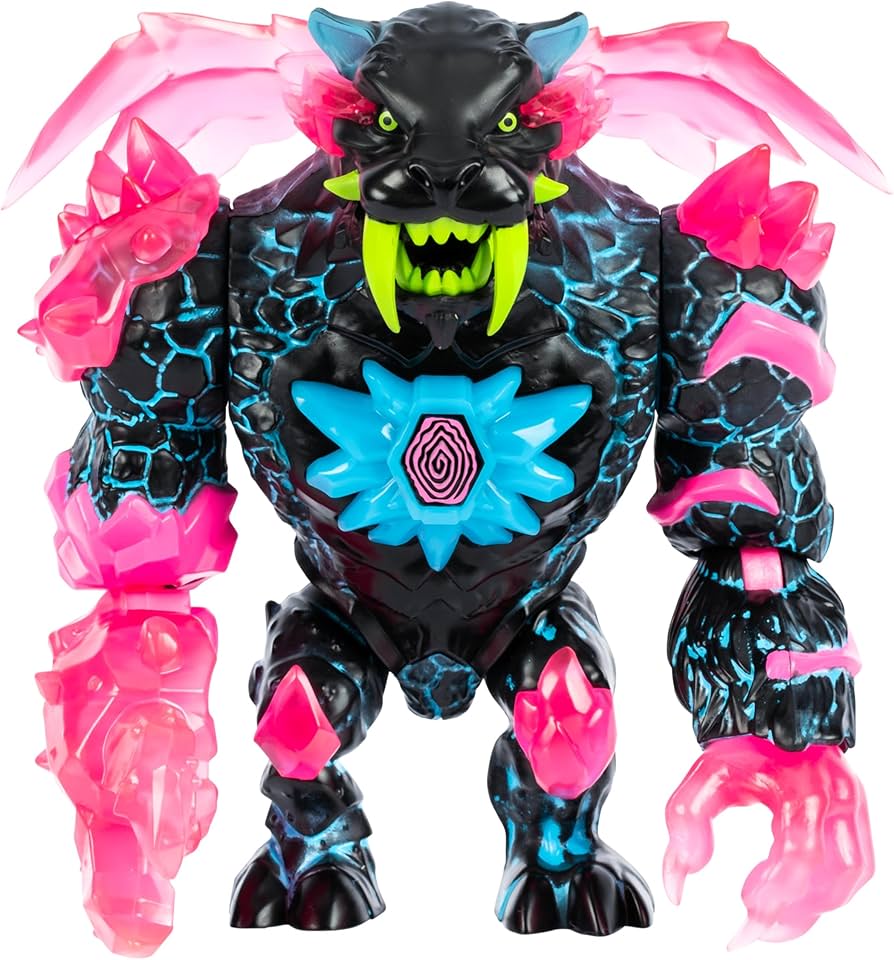 Amazon.com: MrBeast Lab Apex Beast Neon Panther Collector Figure