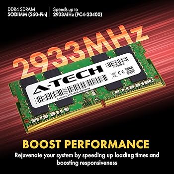 A-Tech 32GB DDR4 2933MHz PC4-23400 (PC4-2933Y) CL21 SODIMM 2Rx8