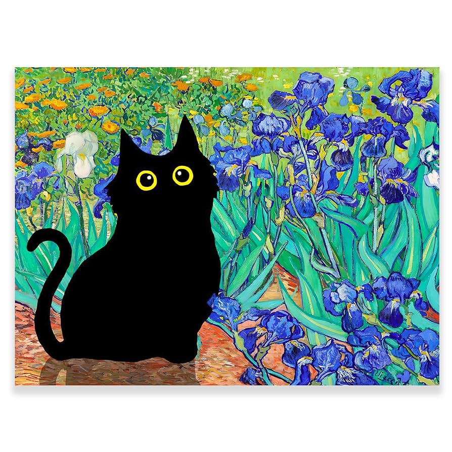 キャンバス油絵 専用 サビ猫ジジちゃんのわくわく散歩♪♪ キャンバス