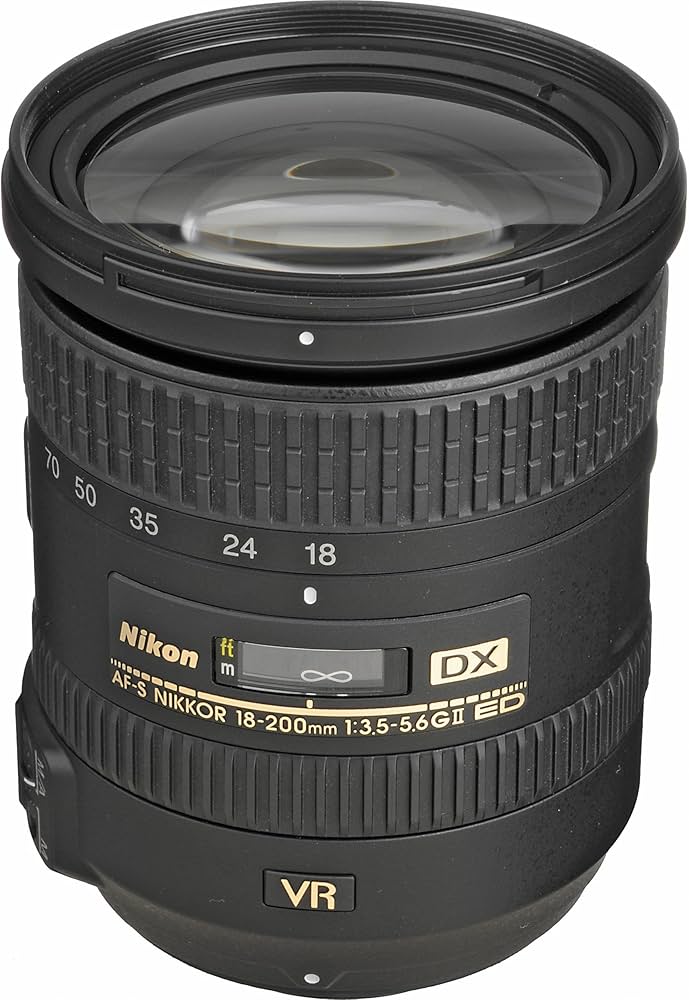 Amazon.com : AF-S DX Nkr 18-200mm F/3.5-5.6G ED VR II : Digital