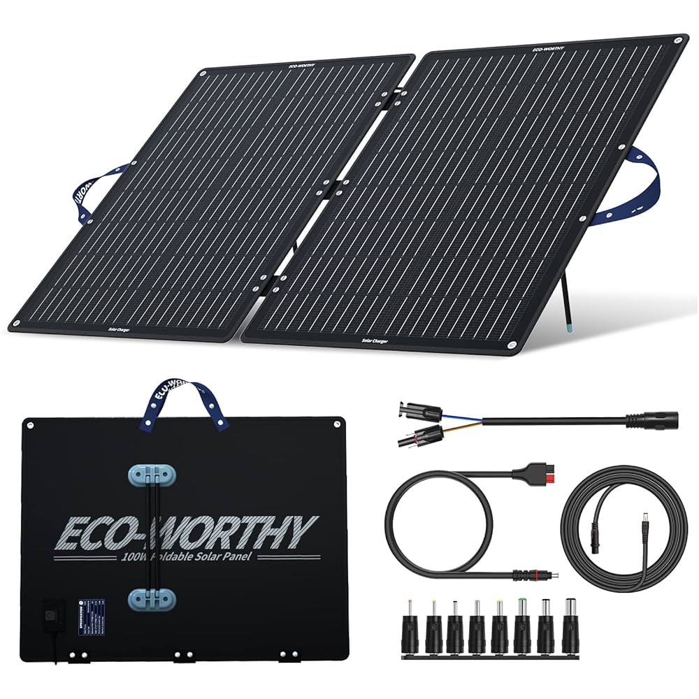NG ECO ポータブルソーラーパネル 100w NG ECO ポータブルソーラー