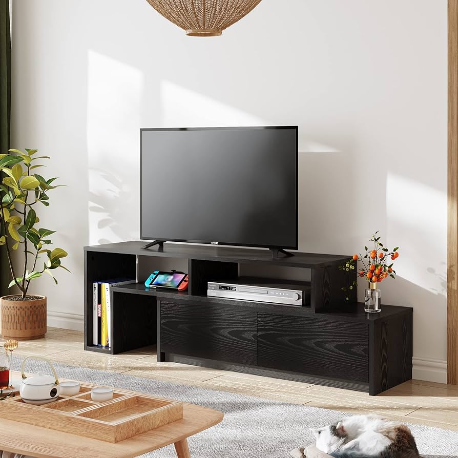 Amazon｜WLIVE テレビ台 テレビボード ローボード 伸縮 角度自由