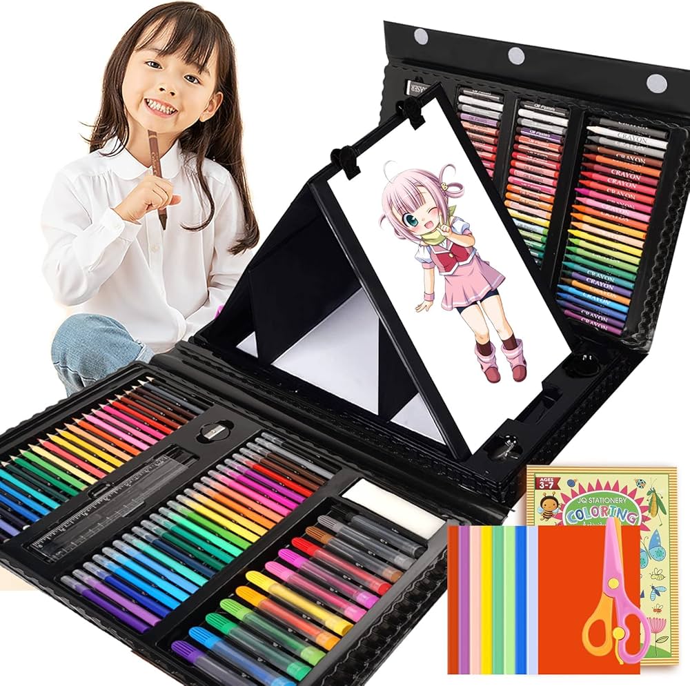 Amazon | Okiki お絵かきセット【正規品・色鉛筆 クレヨン革新・よく