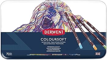 Amazon | Derwent ダーウェント 色鉛筆 カラーソフト 72色セット