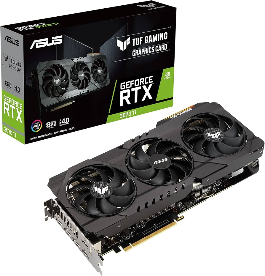 PLACA DE VIDEO ASUS GEFORCE RTX 3070TI TUF GAMING 8GB GDDR6X