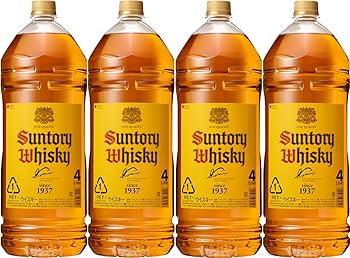 Amazon.co.jp: サントリー ウイスキー 角瓶 [日本 4L×4本 ] : 食品