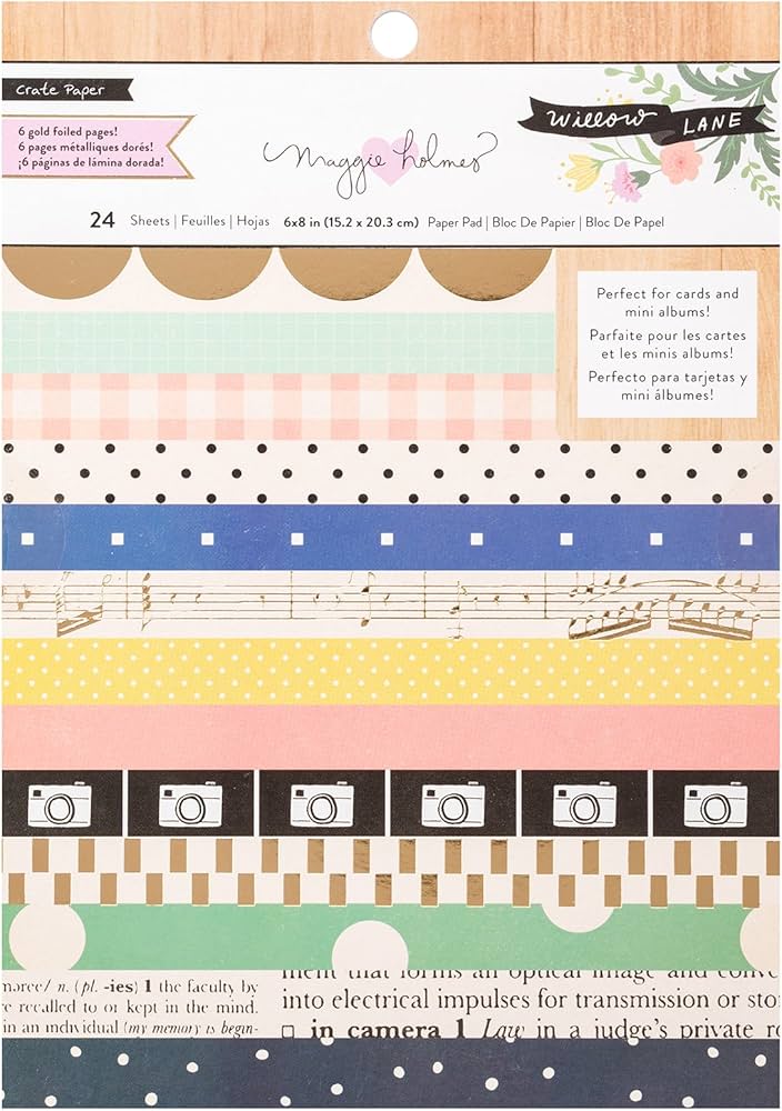 Amazon | Crate Paper (クレートペーパー) ペーパー Pad Willow Lane