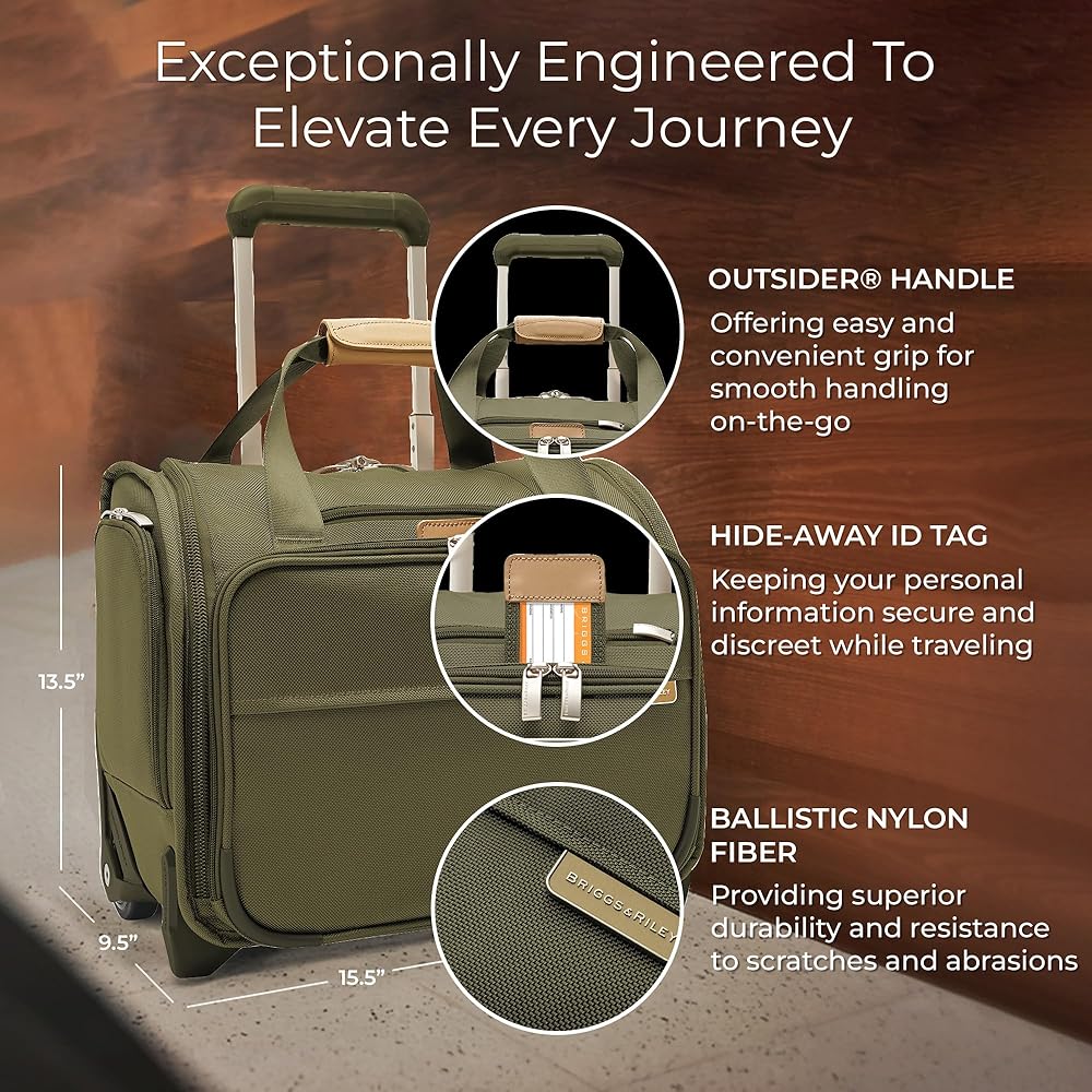 Amazon.com | Briggs & Riley 2-Wheel Cabin Bag - Carry On Luggage