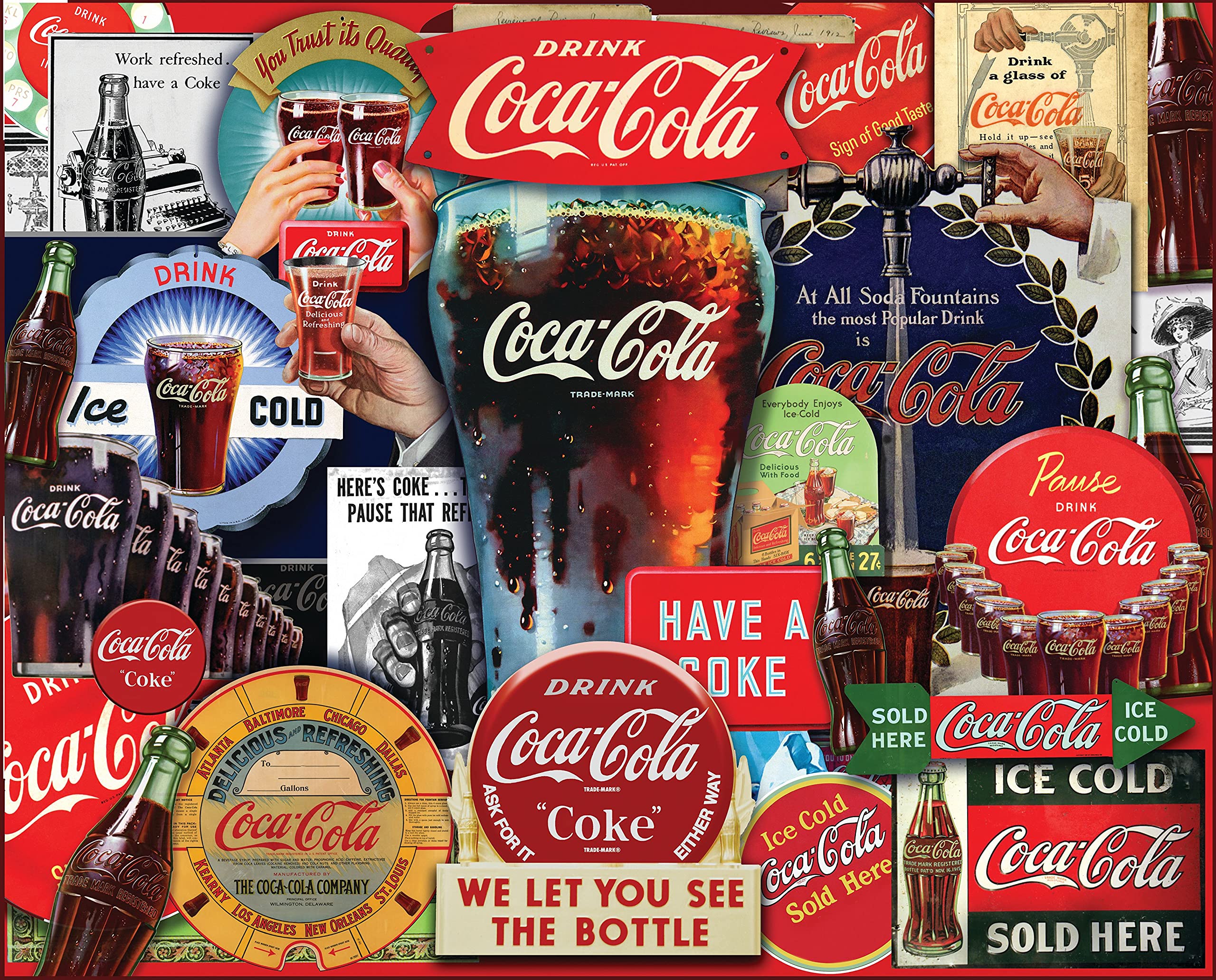 Coca-Cola Yes ワイドサイズジグソーパズル Amazon.co.jp: Springbok