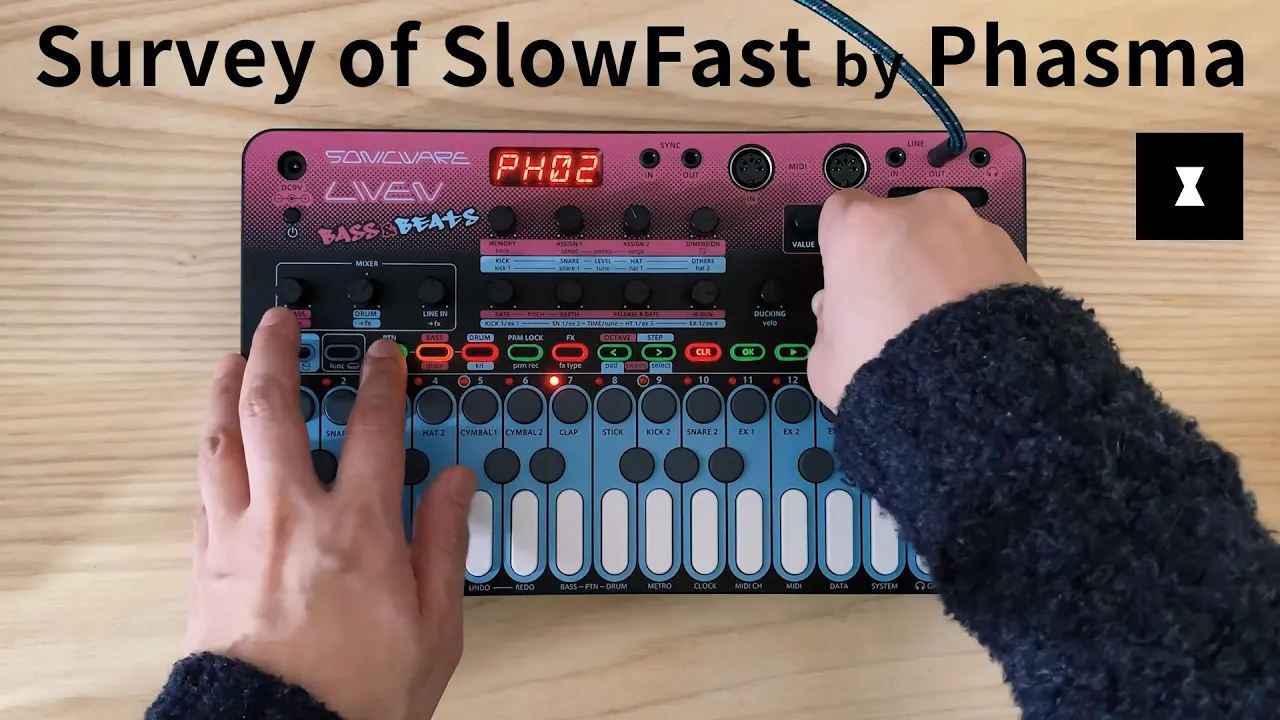 Amazon.com: Sonicware Liven BASS&BEATS [Wavetable Bass Synthesizer