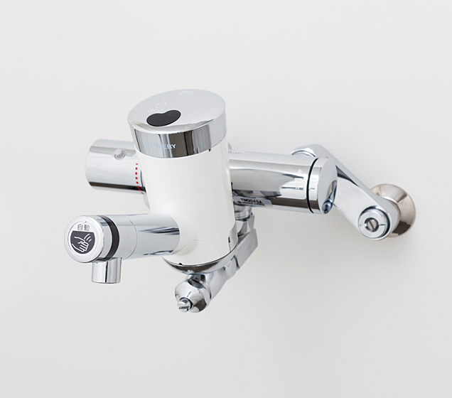 自動水栓 SuiSui MIX（混合栓用） 壁付サーモスタット混合水栓