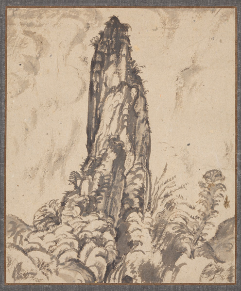 バーナードリーチ 素描 因幡の白兎 うさぎ 色紙 民藝 民芸 みんげい