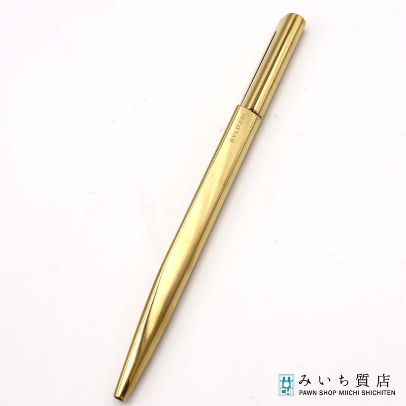 BVLGARI ブルガリ ボールペン ツイスト式 ゴールドカラー 筆記用具
