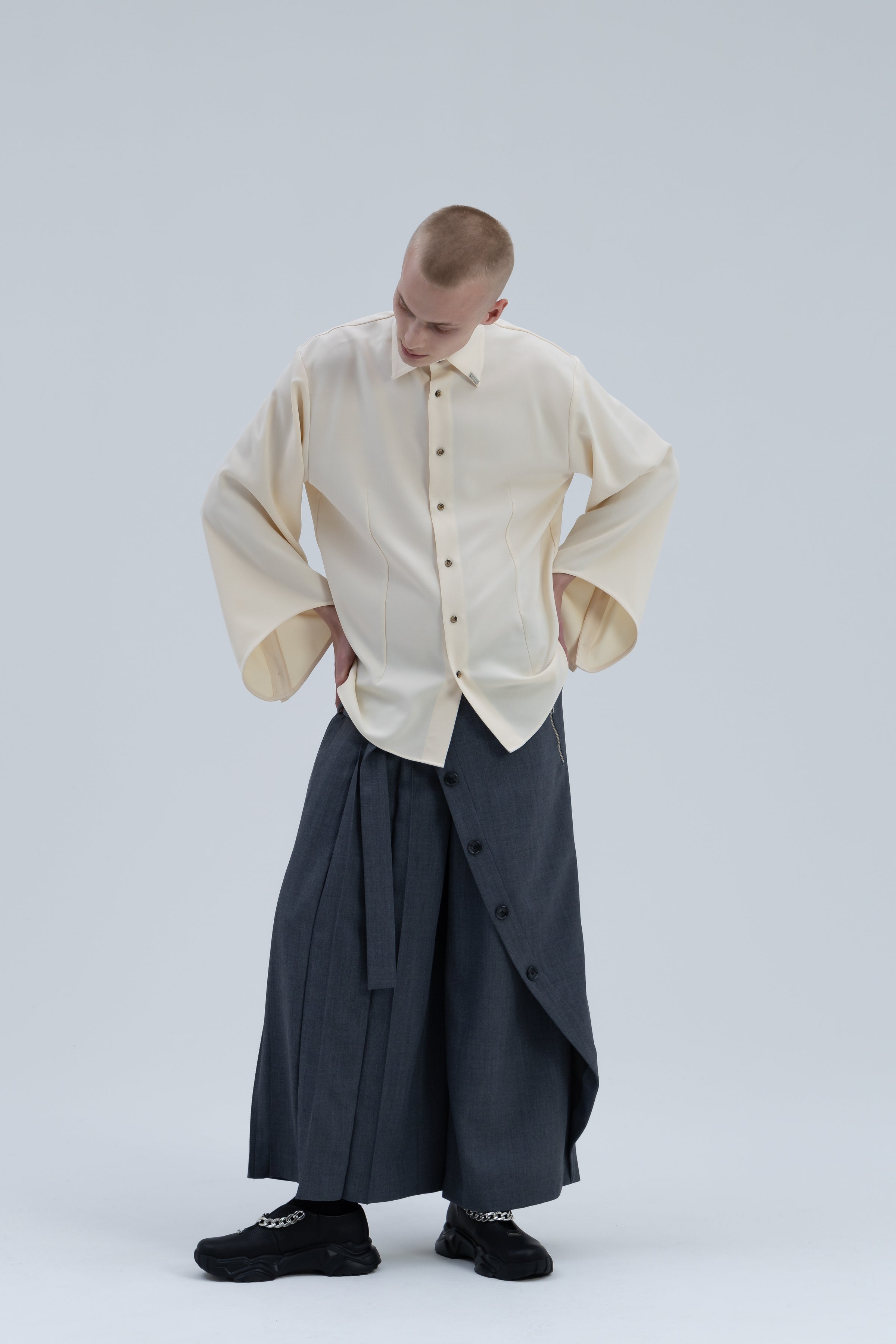 Pleats Docking Hakama Pants / SG – MIKAGE SHIN