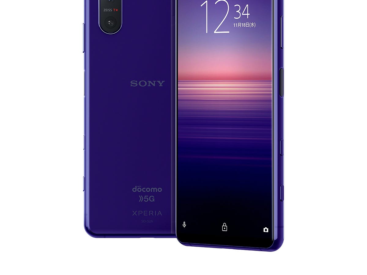 SONY Xperia コレクション 5Ⅱ SO-52A パープル リフレッシュ品docomo