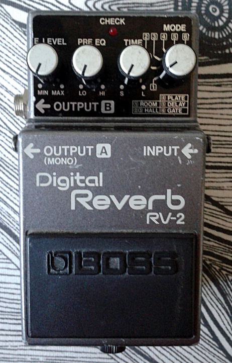 Boss RV-2 Digital Reverb – killall -9 humans