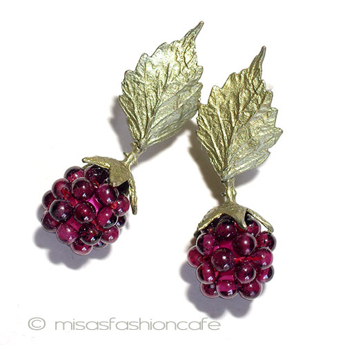 ビンテージ】 マイケルミショー wildflower ブローチ イヤリング