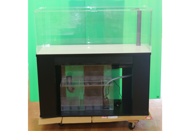 オーバーフロー水槽 アクリル製 透明 リフジュウム水槽セット