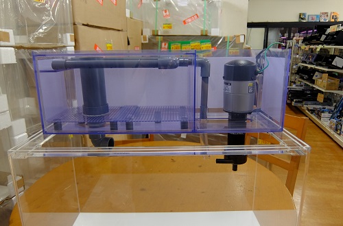 マルちゃん専用 60アクリル水槽用上部フィルター レイシーポンプ 60cm